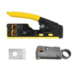 Pince  sertir rj45 cat5 cat6 cat7 cat8, outils de rseau, dnudeur de cble ethernet, ensemble d'outils ...
