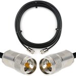 Pl259 7m uhf c�ble coaxial - c�ble d'extension hf240 (lmr 240 �quivalent) etanche - rallonge pour ham ...