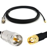 Pl259  sma mle 7m uhf cble coaxial rg58 50 ohm - rsistant aux intempries - rallonge pour ham cable ...