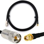 Pl259 vers sma m�le 1m uhf c�ble coaxial - c�ble d'extension hf240 (lmr 240 �quivalent) etanche - rallonge ...