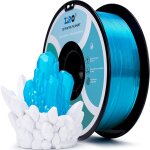 Pla filament 1. 75mm, translucide filament pour imprimante 3d compatible avec la plupart des imprimantes ...