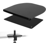 Plaque de renfort de montage d'cran noire, convient  la plupart des support ecran, amliore la stabilit ...