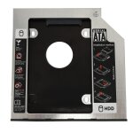 Plateau de disque dur 9, 5 mm sata universel 2e disque dur hd ssd bo�tier plateau de bo�tier de disque ...