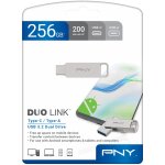 Pny duo - link - cl� usb - 256 go - usb 3. 2 gen 1 / usb - c