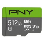 Pny elite - carte mmoire flash (adaptateur microsdxc vers sd inclus(e)) - 512 go - video class v10 / ...