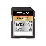 Pny pro elite - carte mmoire flash - 512 go - uhs - i u3 / class10 - sdxc uhs - i