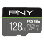 Pny pro elite - carte mmoire flash (adaptateur microsdxc vers sd inclus(e)) - 128 go - a1 / video class ...