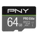 Pny pro elite - carte mmoire flash (adaptateur microsdxc vers sd inclus(e)) - 64 go - a1 / video class ...