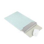 Pochette en cuir et tapis de souris 2 en 1 pour xiaomi macbook air, housse pour ordinateur portable, ...