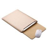 Pochette en cuir et tapis de souris 2 en 1 pour xiaomi macbook air, housse pour ordinateur portable, ...