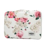 Pochette pour ordinateur portable, pochette imprim�e pour macbook, acer, hp - for 12  - pivoine