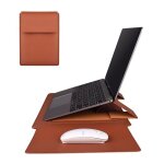 Pochette pliable pour ordinateur portable, tui pour apple macbook pro 15. 4 mac book air pouces 2020 ...