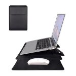Pochette pliable pour ordinateur portable, tui pour apple macbook pro 15. 4 mac book air pouces 2020 ...