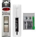 Poids net : 30 g, seringue avec bote emballage, gris, pte thermique gd - 3 en mlange de silicone, ...