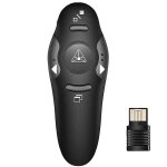Pointeur laser ppt flip pen avec tlcommande de 15 m, compatible windows, mac, linux, design lger