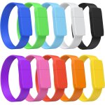 Polki - lot de 10 cls usb 2. 0 multicolores pour bracelet - 2 go - portable et abordable - colore pour ...