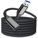 Polki - cble rallonge usb 3. 0 [3m] cble extension mle a vers femelle a 5gbps compatible avec computer, ...
