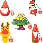 Polki - cl usb 5 pices 16gb cl mmoire le pre nol elan mignon srie de nol cadeau pour les tudiants ...