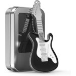 Polki - cl usb 64 go 2. 0 pen drive noir guitare mtal avec coffret cadeau pour professeur / mre / ...