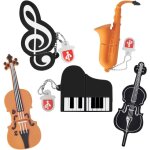 Polki - cl usb 8go * 5, flash drive pendrive notes / piano / saxophone / violon / cello, idal cadeau ...