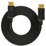 Port d'affichage displayport dp m�le � m�le tr�s long de 1. 8 m�tres, cordon de c�ble de 6 pieds pour ...