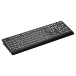 Port connect - ensemble clavier et souris - full size - r�tro�clair� - sans fil - 2. 4 ghz, bluetooth ...