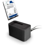 Port connect station d'accueil pour disque dur sata hdd 2. 5 pouces + 3. 5 pouces
