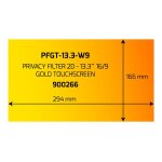 Port connect touchscreen gold - filtre de confidentialité pour ordinateur portable - largeur 13, 3 pouces ... Port connect touchscreen gold - filtre de confidentialité pour ordinateur portable - largeur 13, 3 pouces ...