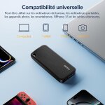 Portable ssd 512 go disque dur externe, jusqu'a 1000 mo / s, disques ssd externes avec cble usb - c ...