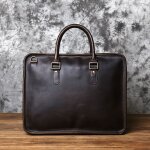 Porte - documents en cuir pour hommes , sac à main rétro, couche supérieure en cuir de vache, sacoche ... Porte - documents en cuir pour hommes , sac à main rétro, couche supérieure en cuir de vache, sacoche ...