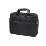 Porte document - ordinateur katana nylon garni cuir de vachette k16894 - noir Porte document - ordinateur katana nylon garni cuir de vachette k16894 - noir