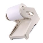 Porte - tiquettes blanc pour rouleaux et tiquettes en paravent - compatible avec les imprimantes thermiques ...