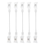 Porte - �tiquettes haut de gamme pour la vente au d�tail - clips en plastique et acier inoxydable durables ...