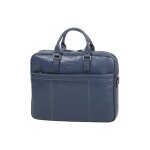 Porte - ordinateur katana cuir de vachette grain 69356 - bleu