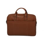 Porte - ordinateur katana cuir de vachette grain� 69356 - marron clair