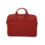 Porte - ordinateur katana cuir de vachette grain� 69356 - rouge
