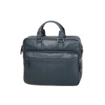 Porte - ordinateur katana cuir de vachette grain 89615 - bleu