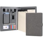 Portefeuille a4 padfolio porte - documents en cuir pu avec multi - poches bloc - notes planchettes amovible ...