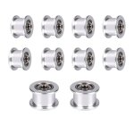 Poulie de renvoi gt2 16 sans dents, alésage de 3mm gt2 idler pulley pour courroie de distribution 6mm ... Poulie de renvoi gt2 16 sans dents, alésage de 3mm gt2 idler pulley pour courroie de distribution 6mm ...