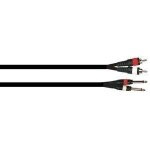 Power acoustics cab 2072 - câble 1, 5m - jack mono mâle - rca mâle Power acoustics cab 2072 - câble 1, 5m - jack mono mâle - rca mâle
