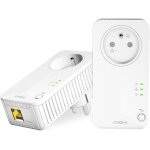 Powerline 600 kit - duo prises cpl - kit cpl - 600 mbps - compatible toute box / routeur - port ethernet ...