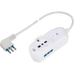 Pp2511xl multiple multiprise electrique multiprise 1 prise p40 pluristandard, 2 prises bivalentes fiche ...