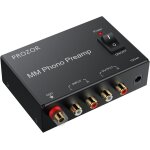 Pramplificateur phono conversion du signal l / r ampli pour platine vinyle commutateurs de puissance ...