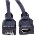 Premiumcord c�ble rallonge micro usb 2. 0 m�le / femelle noir 3 m