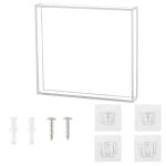 Prsentoir mural universel pour cd, armoire de rangement transparente pour livres, dossiers, magazines, ...