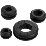 Presse - �toupe lappkabel, diam�tre de serrage (max. ) 6 mm, caoutchouc chloropr�ne, noir, skindicht ...