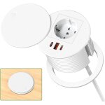 Prise encastrable plan de travail avec usb c pd 35w, multiprise encastrable bureau couvercle, bloc prise ... Prise encastrable plan de travail avec usb c pd 35w, multiprise encastrable bureau couvercle, bloc prise ...