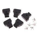 Prise m�le abs dtap d - tap, 5 pi�ces, pour c�ble d'alimentation de plate - forme dslr, batterie v - ...
