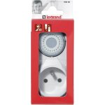 Prise programmable m�canique - programmation journali�re - avec commutateur marche forc�e - blanc[dyb982855] ...