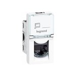 Prise rj45 legrand mos�ic - cat. 5e - utp - 1 mod - blanc - lcs legrand leg076551